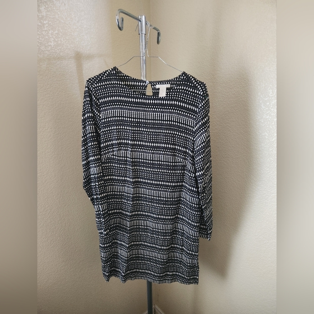 H&M Long Sleeve Pullover Dress